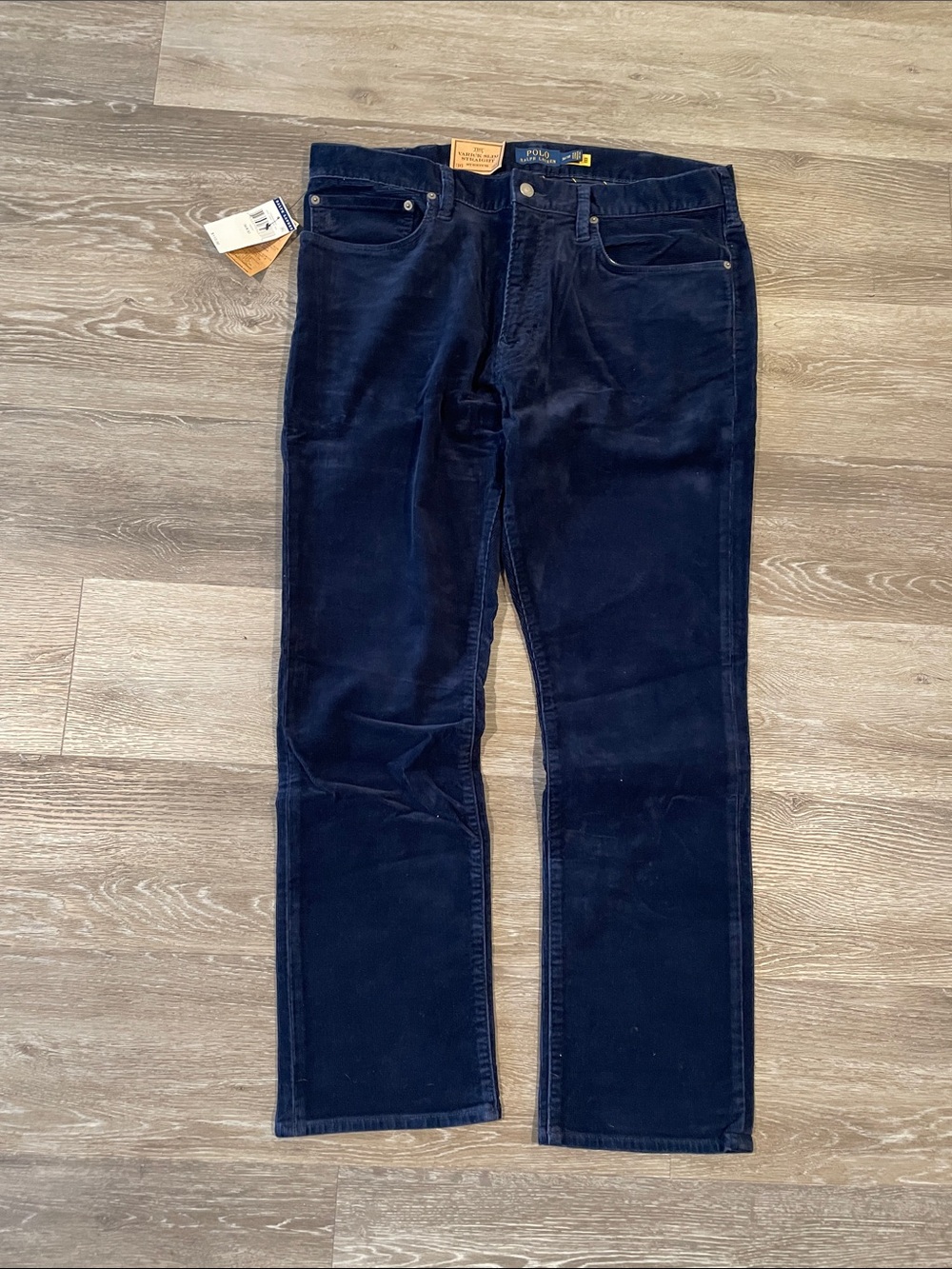 Polo by Ralph Lauren Dark Navy Corduroy Straight Pants NWT